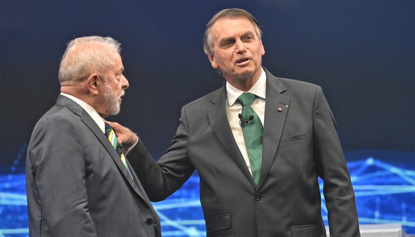 Lula e Jair Bolsonaro