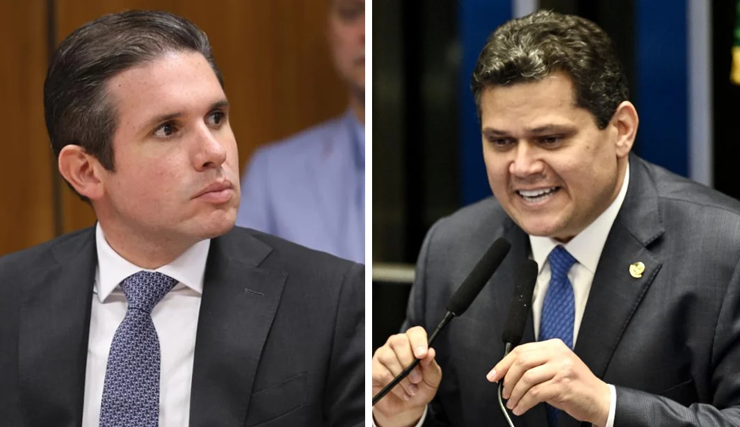 Hugo Motta e Davi Alcolumbre