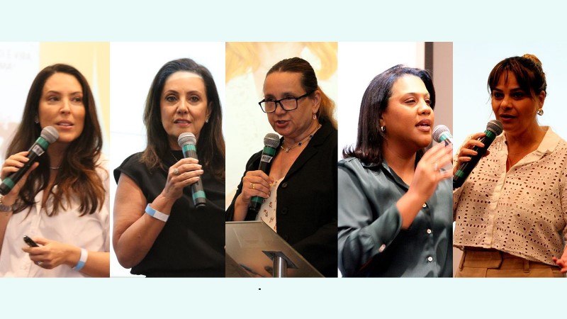 Alessandra Mattar, Cássia Ximenes, Rosimere das Graças, Cissa Caroline e Bábara Botega
