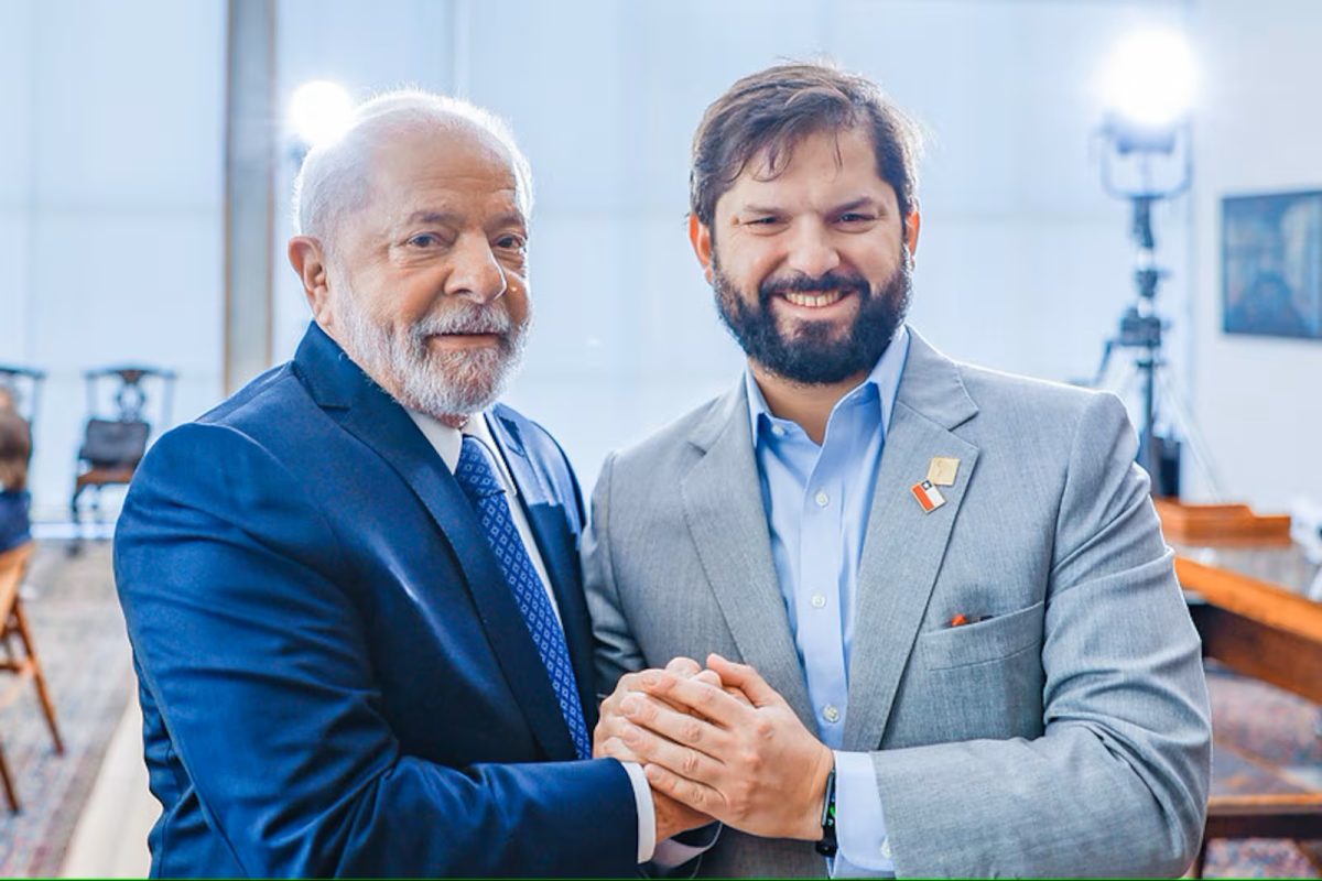 Lula e Gabriel Boric