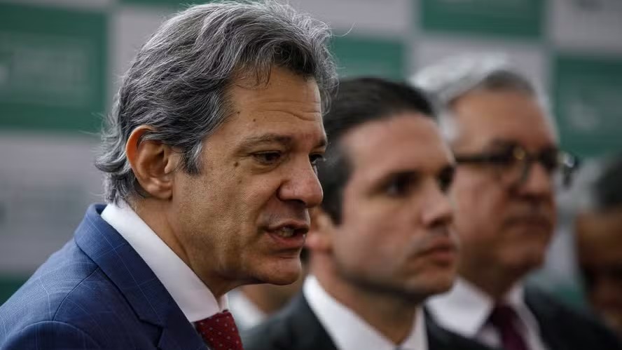 Fernando Haddad e Hugo Motta
