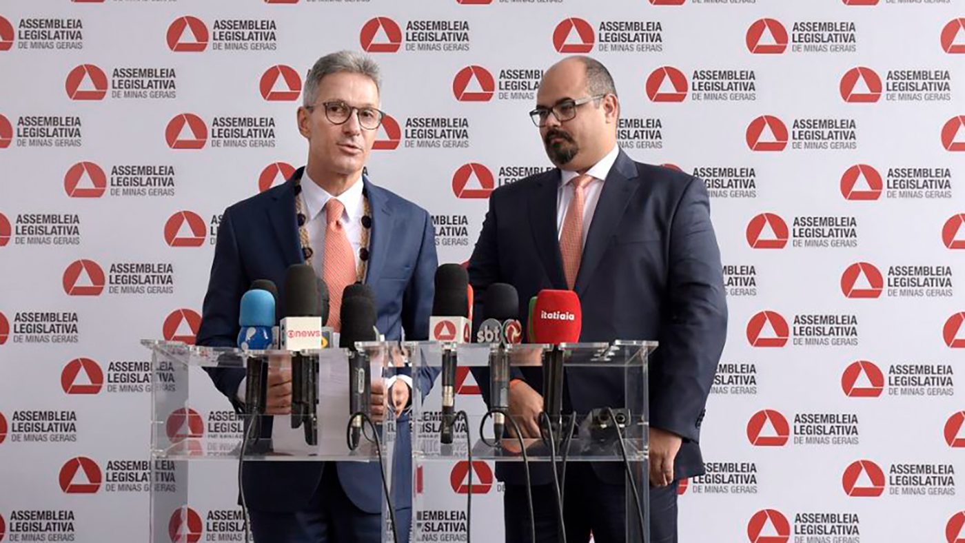 Romeu Zema e Mateus Simões