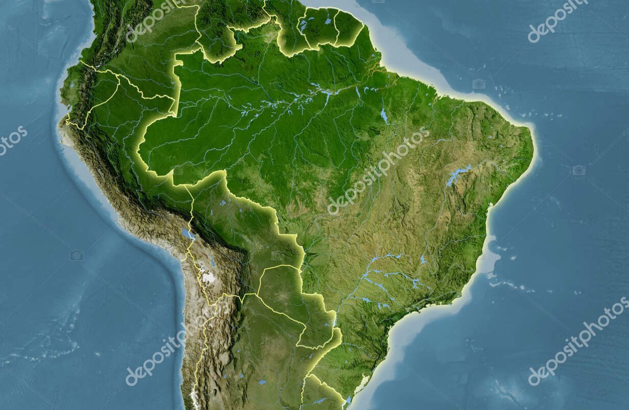 foto satellite map stereographic