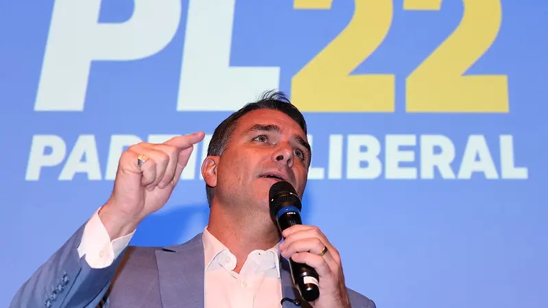 Flávio Bolsonaro (foto: Beto Barata/PL)