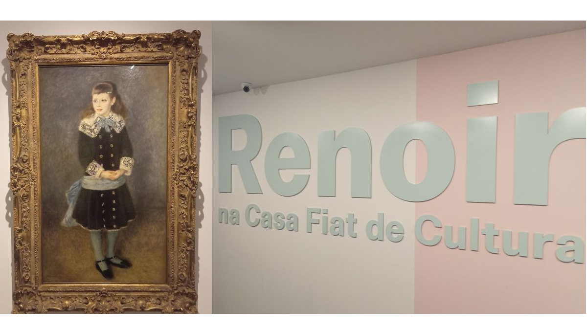 Renoir na Casa Fiat de Cultura (foto: Carla Silva/ PopFino)