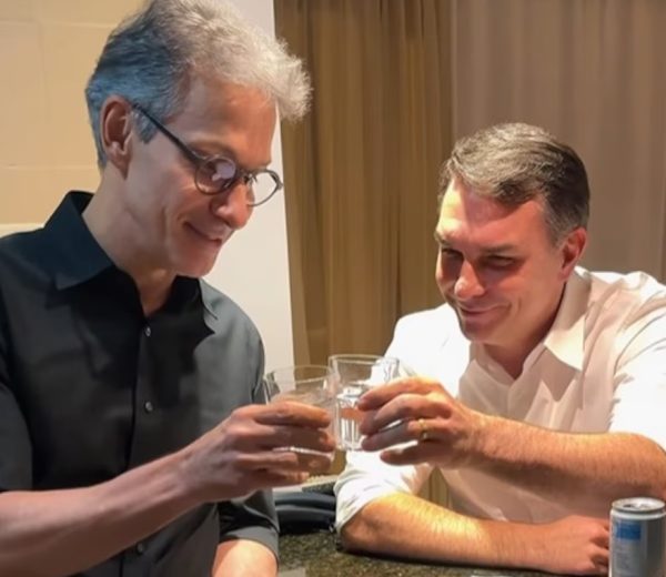 Zema e Flávio (Foto reprodução/Instagram)