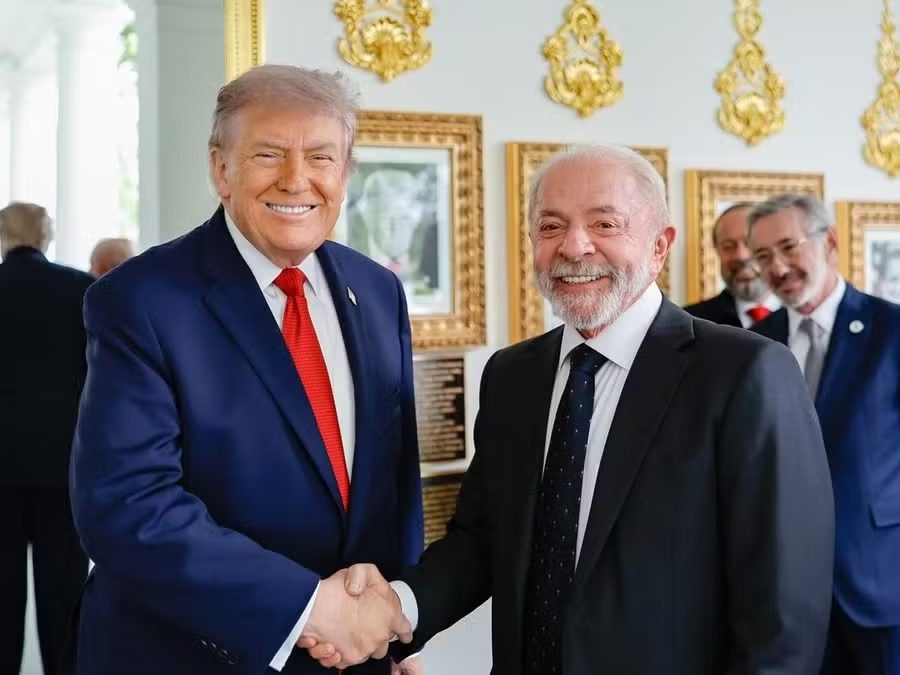 Lula e Donald Trump (foto: Ricardo Stuckert/Planalto)