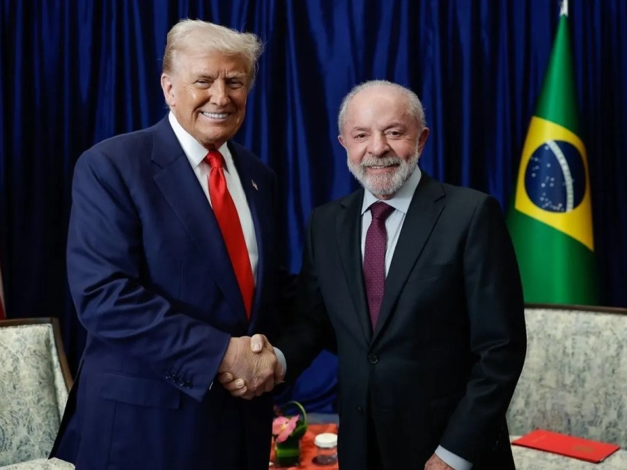 Trump e Lula (foto: Ricardo Stuckert/PR)