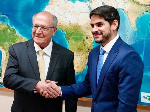 Geraldo Alckmin e Igor Calvet (crédito: divulgação/Anfavea)