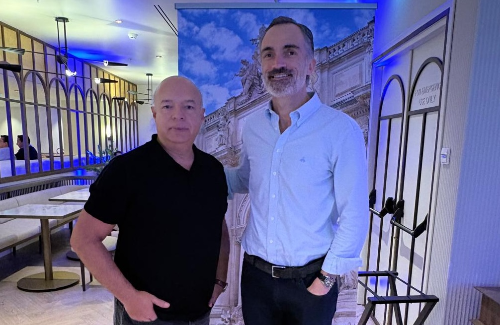 Sérgio Frade e Leandro Martinez, presidente da Chubb do Brasi
