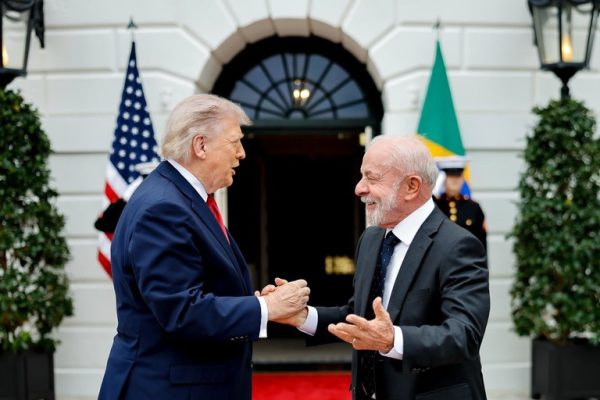 Lula e Donald Trump (foto: Ricardo Stuckert/PR),