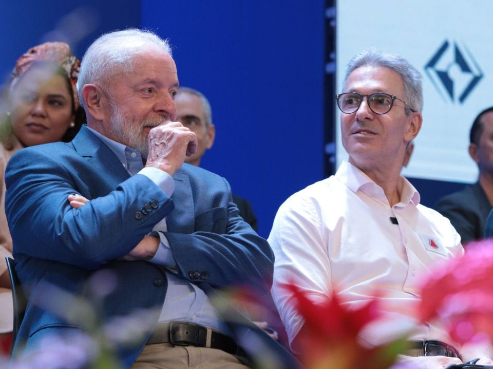 Lula e Zema ﻿( foto Gil Leonardi/Imprensa MG)
