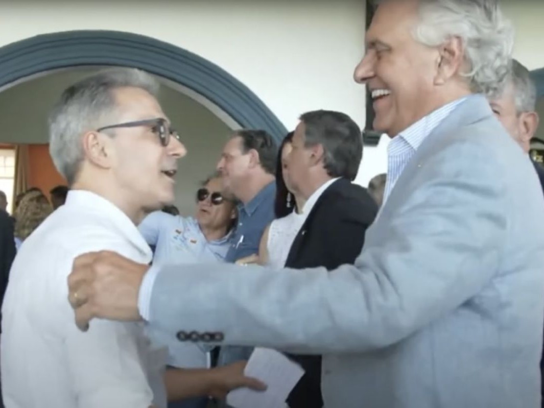 Romeu Zema e Ronaldo Caiado (foto: Expozebu)