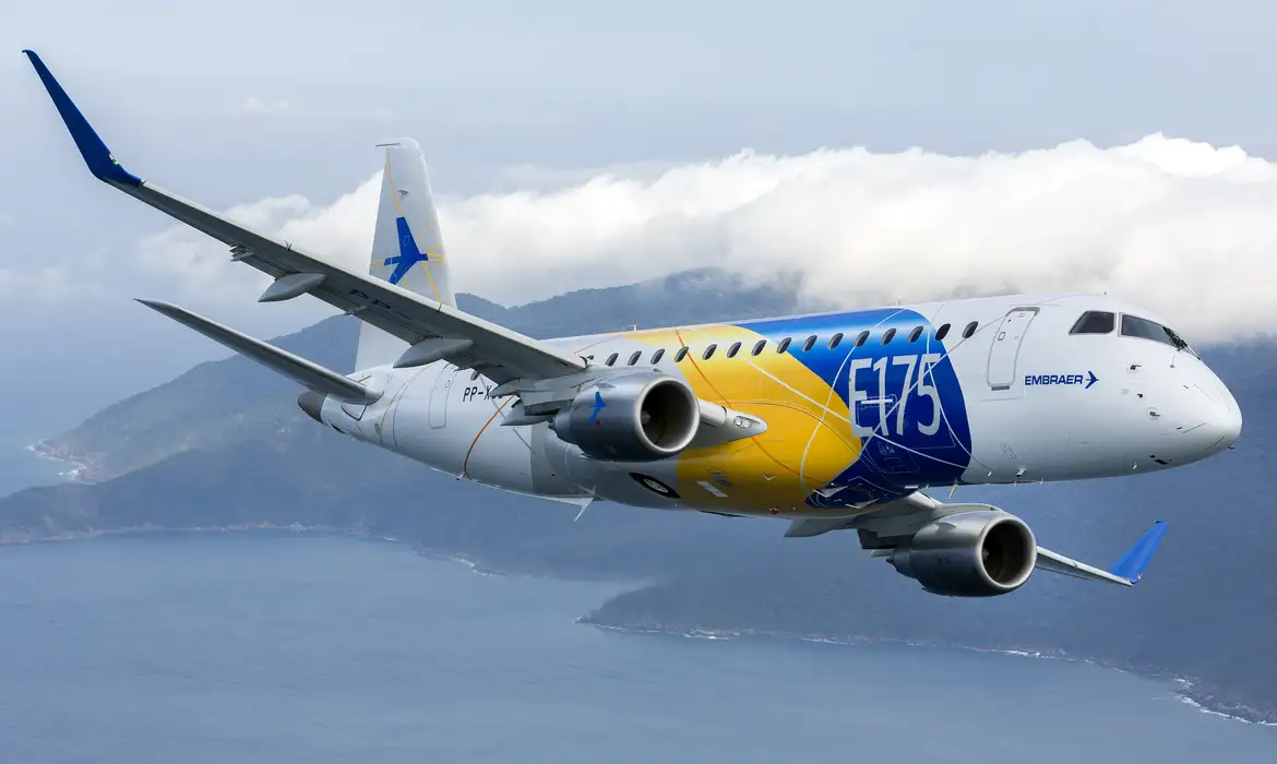 Avião (Foto Ricardo Beccari/EMBRAER)