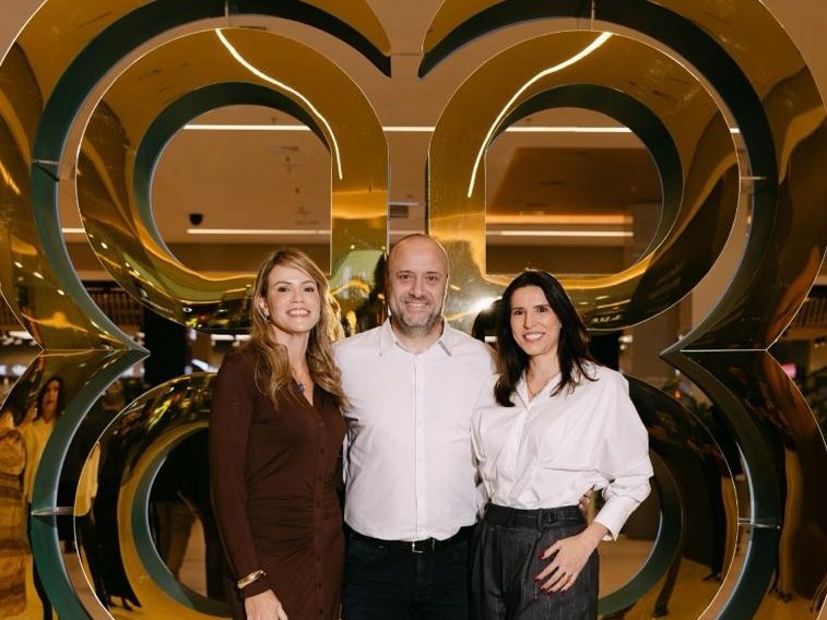 Multiplan ( Foto: da esquerda para a direita - Livia Paolucci, diretora regional da Multiplan; Marcelo Martins, vice-presidente de Operações da Multiplan; e Simone Fiorello, superintendente do BH Shopping)