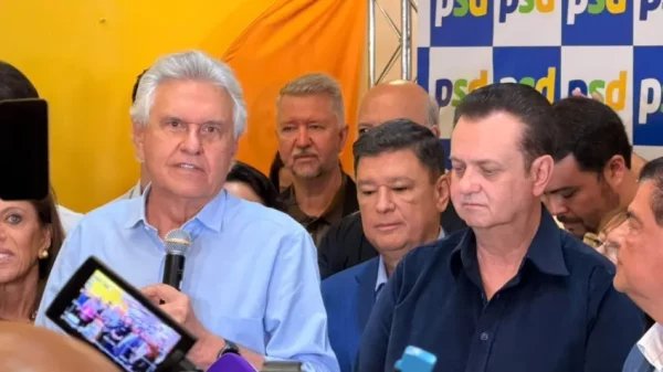 Caiado e Kassab (Foto reprodução CNN)