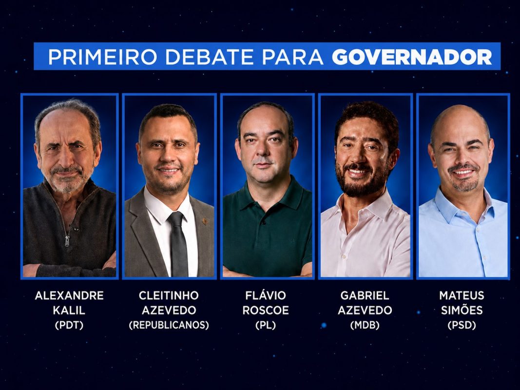 Debate Governador Minas (Foto: Reprodução/Band)