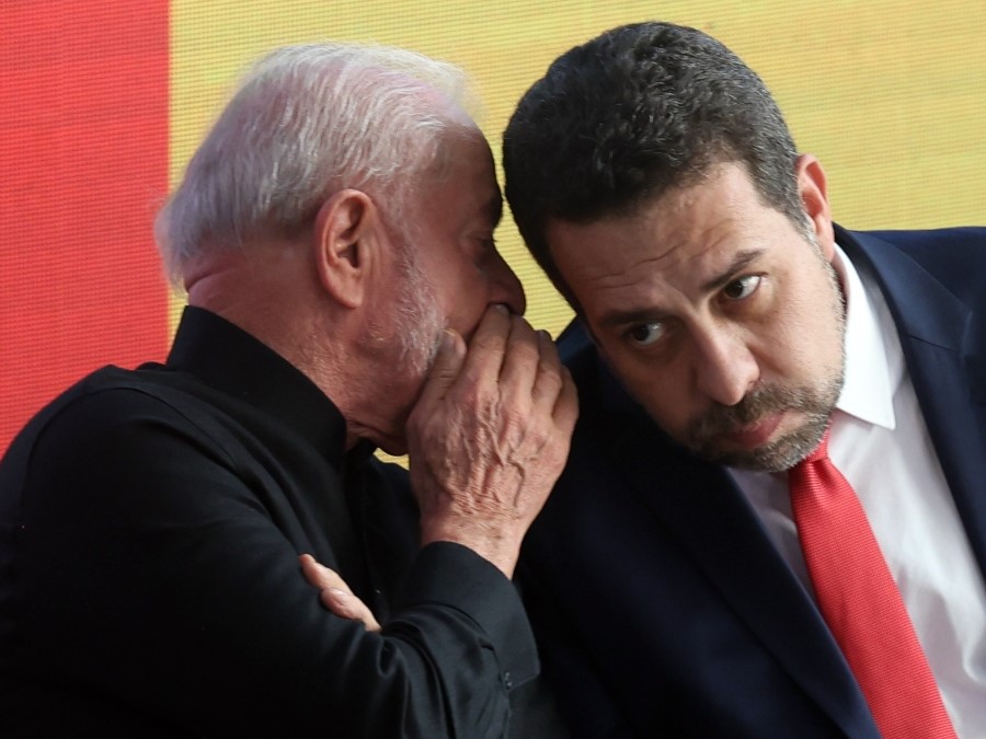 Lula e Boulos (Foto: Walter Campanato/Agência Brasil)