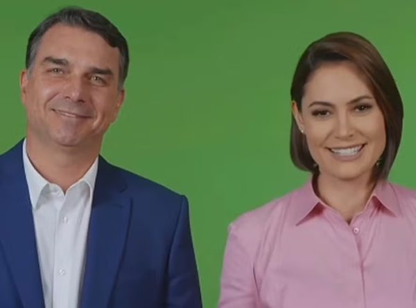 Flávio e Michelle (Foto: Instagram/reprodução)