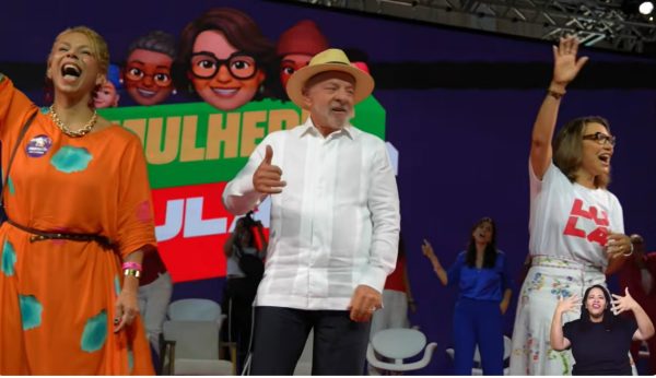 Mulheres com Lula (foto: YouTube/Reprodução)