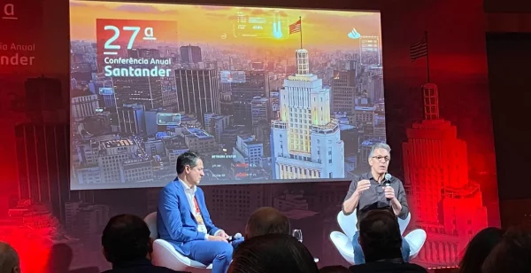 Zema ( foto reprodução evento Santander)