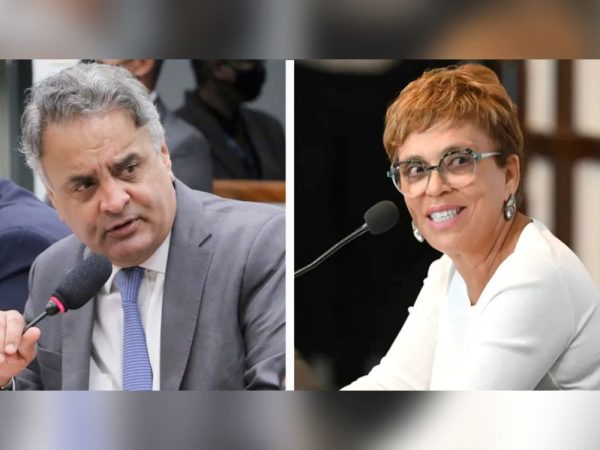 Aécio e Marília (Fotomontagem: Wesley Amaral/CD e Luiz Santana/ALMG)
