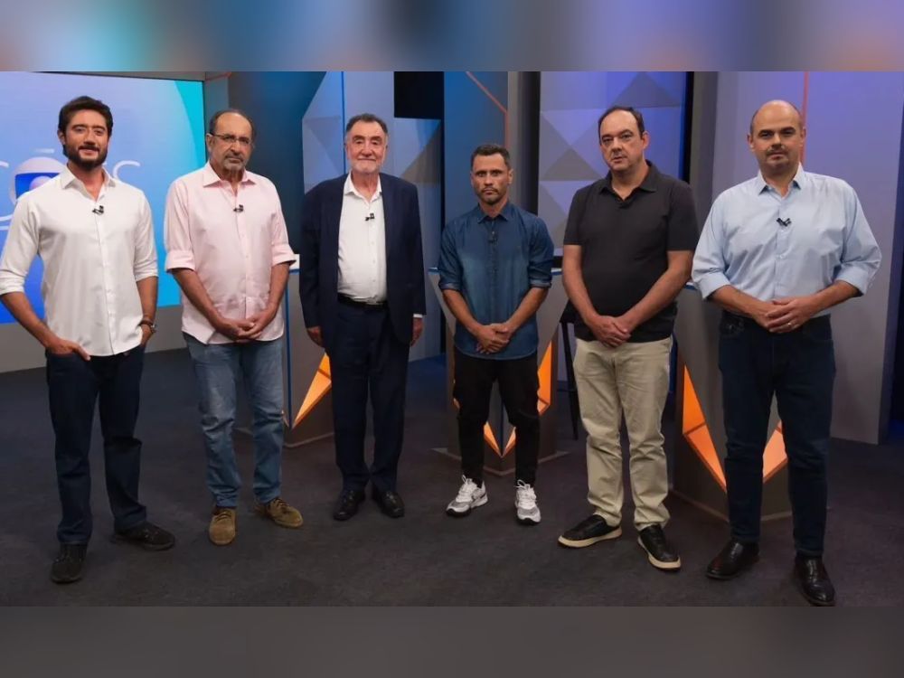 Candidatos Governo MG Debate (foto: Douglas Magno/TV Globo)