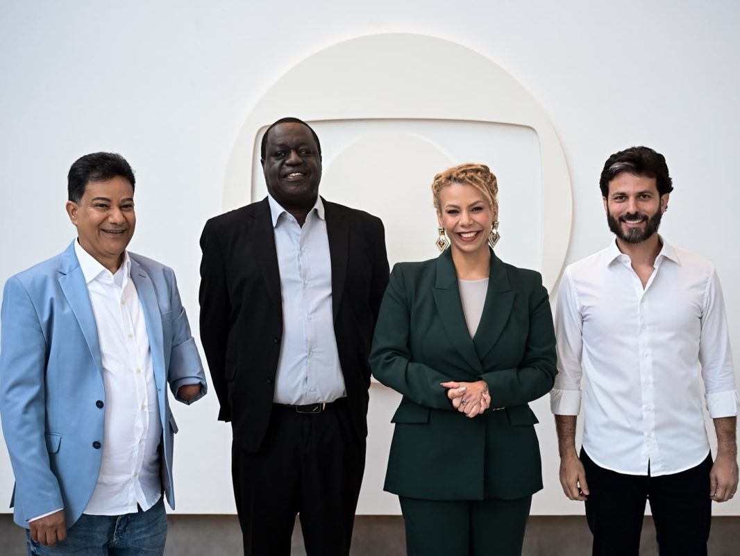 (Foto: Gledston Tavares/Globo Minas: da esq. para a dir.,Carlin Moura (Avante), Arcanjo Pimenta (MDB), Áurea Carolina (Psol), Marcelo Aro (PP) )