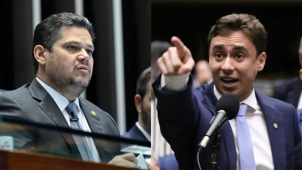 Alcolumbre e Nikolas (Fotomontagem: Andressa Anholete/Agência Senado; Kayo Magalhães/CD)