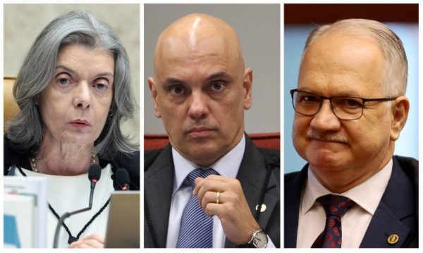 Cármen Lúcia, Alexandre e Fachin(Fotomontagem: STF)