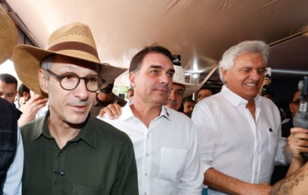 Flávio e Zema (Foto: Cristiano Machado/Imprensa MG)