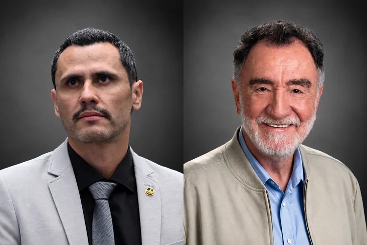 Cleitinho e Patrus(Montagem com fotos da Agência Senado e Facebook)