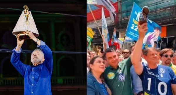 Lula e Flávio (Fotos reprodução: Ricardo Stuckert e reprodução de vídeo/@tarcisiogdf)