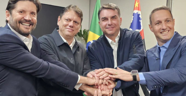 Tarcísio de Freitas(Foto Instagram André do Prado)