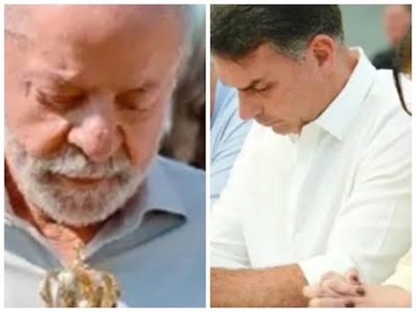 Ricardo Stuckert/Campanha de Lula e Charles Vieira/Campanha de Flávio/Divulgação)