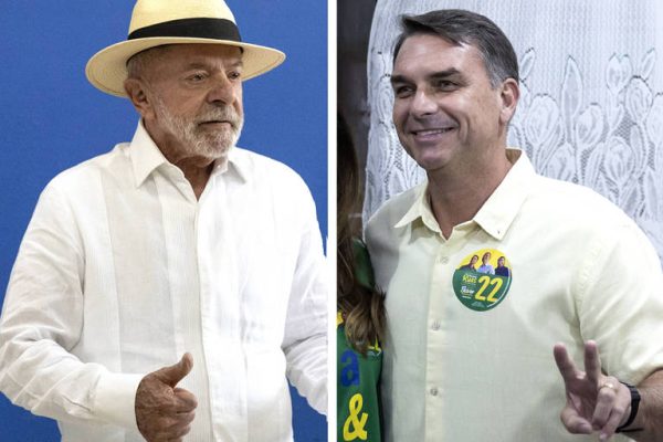 Lula e Flávio (foto reprodução Folha SP)