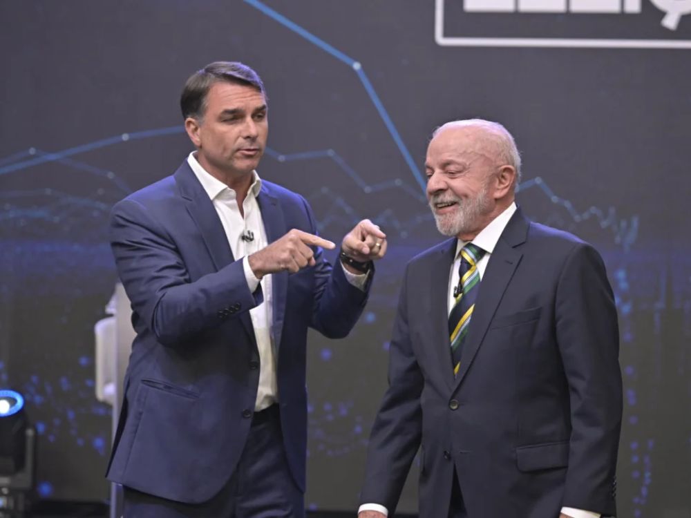 Lula e Flávio Foto: Renato Pizzutto/Band)