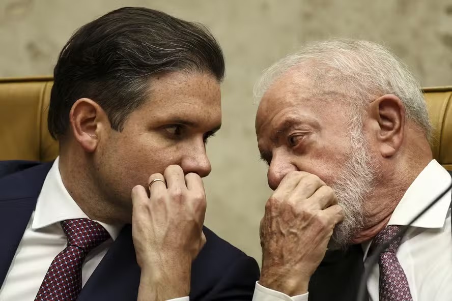 Lula e Hugo (foto: Marcelo Camargo/Agência Brasil)