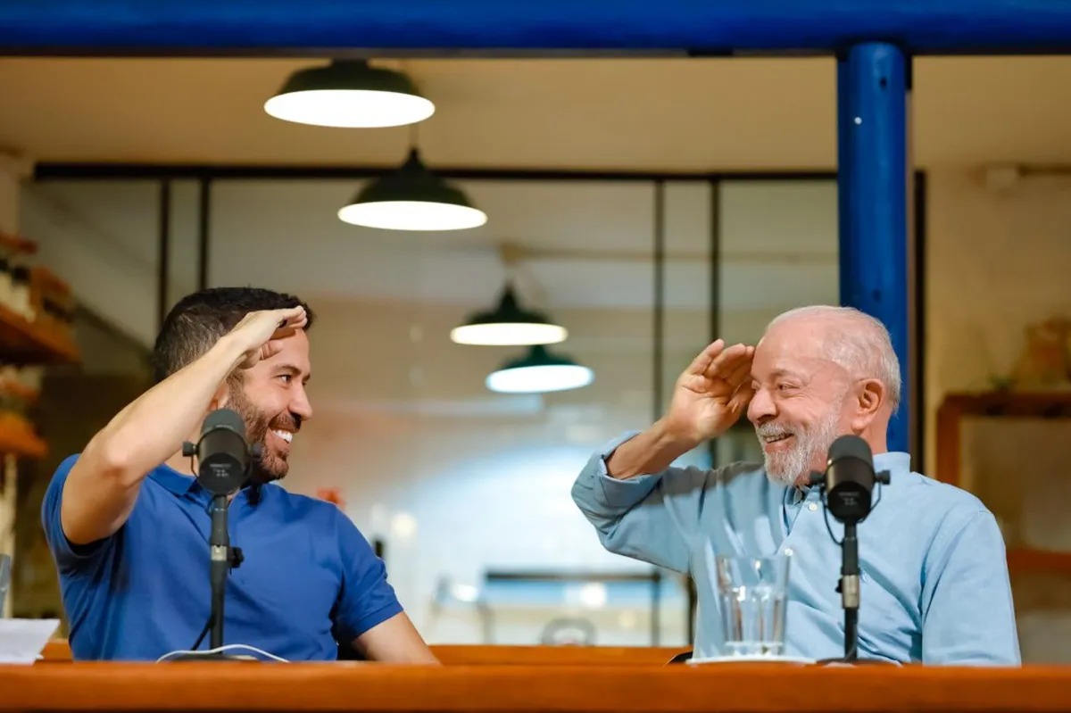 Lula e Janones (Foto: Ricardo Stuckert)11.49.36